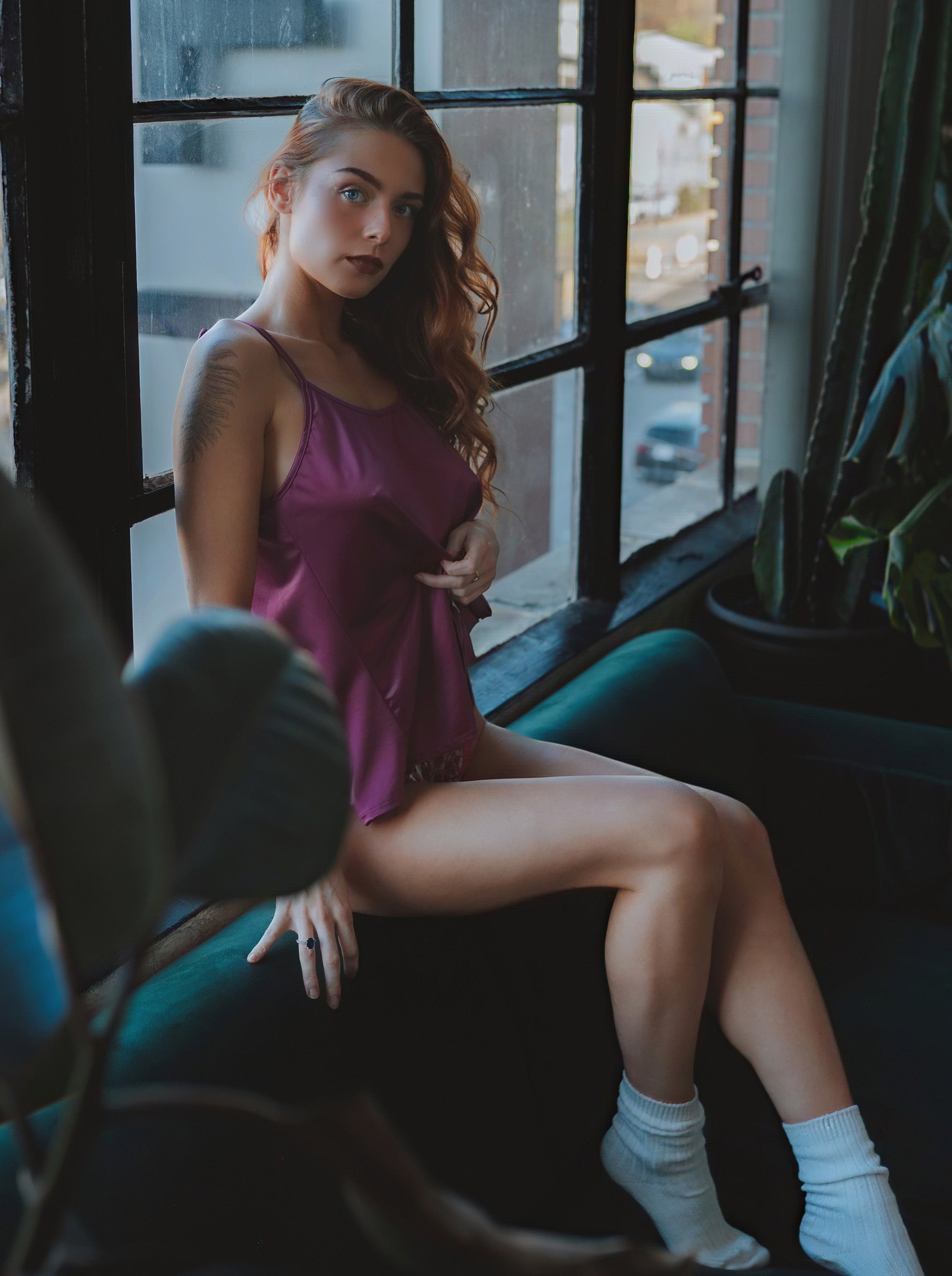 Ballerina Bikini Panties, Pink Flowers with Pink Lace