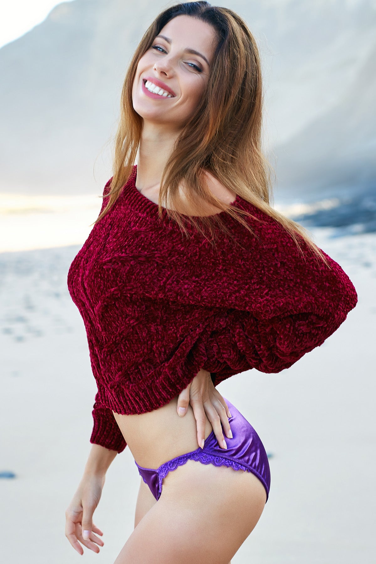 Ballerina Bikini Panties, Passion Purple