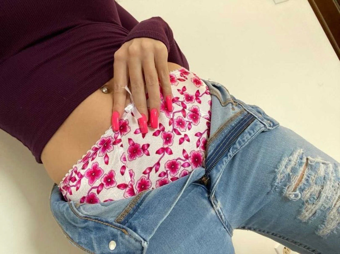 Princess Katie Panties, Pink Flowers