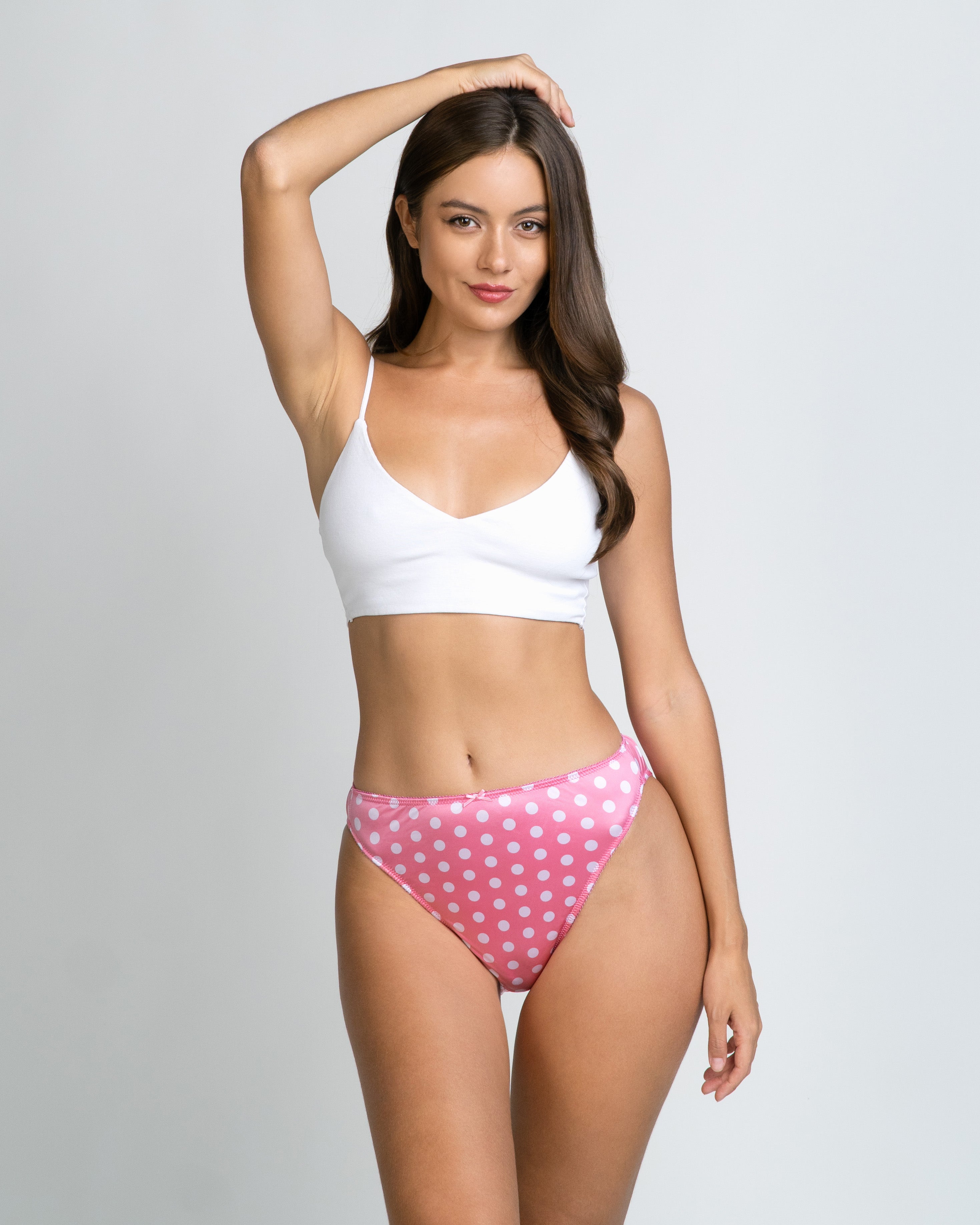 Pixie! Jenny Panties, White Dots on Pink
