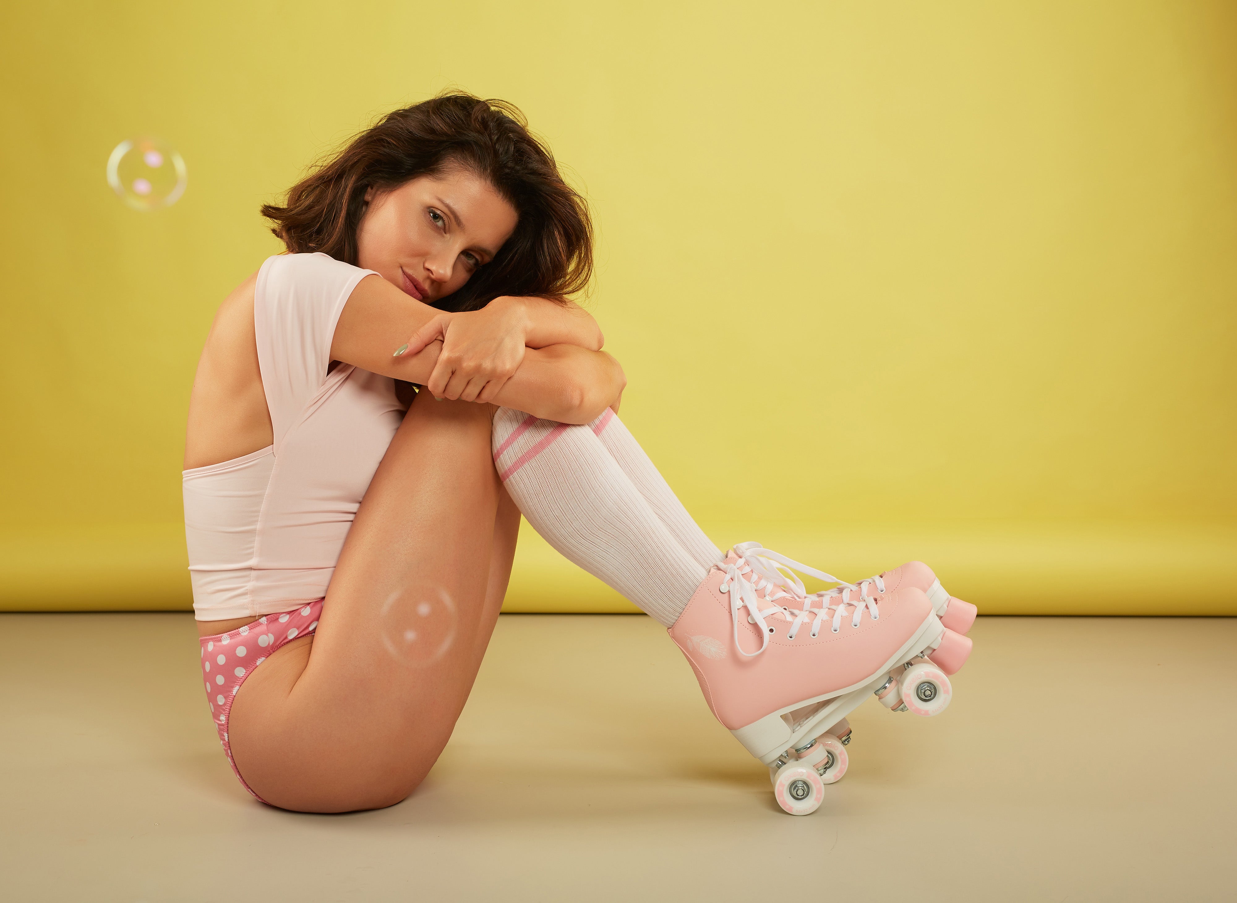 Pixie! Jenny Panties, White Dots on Pink