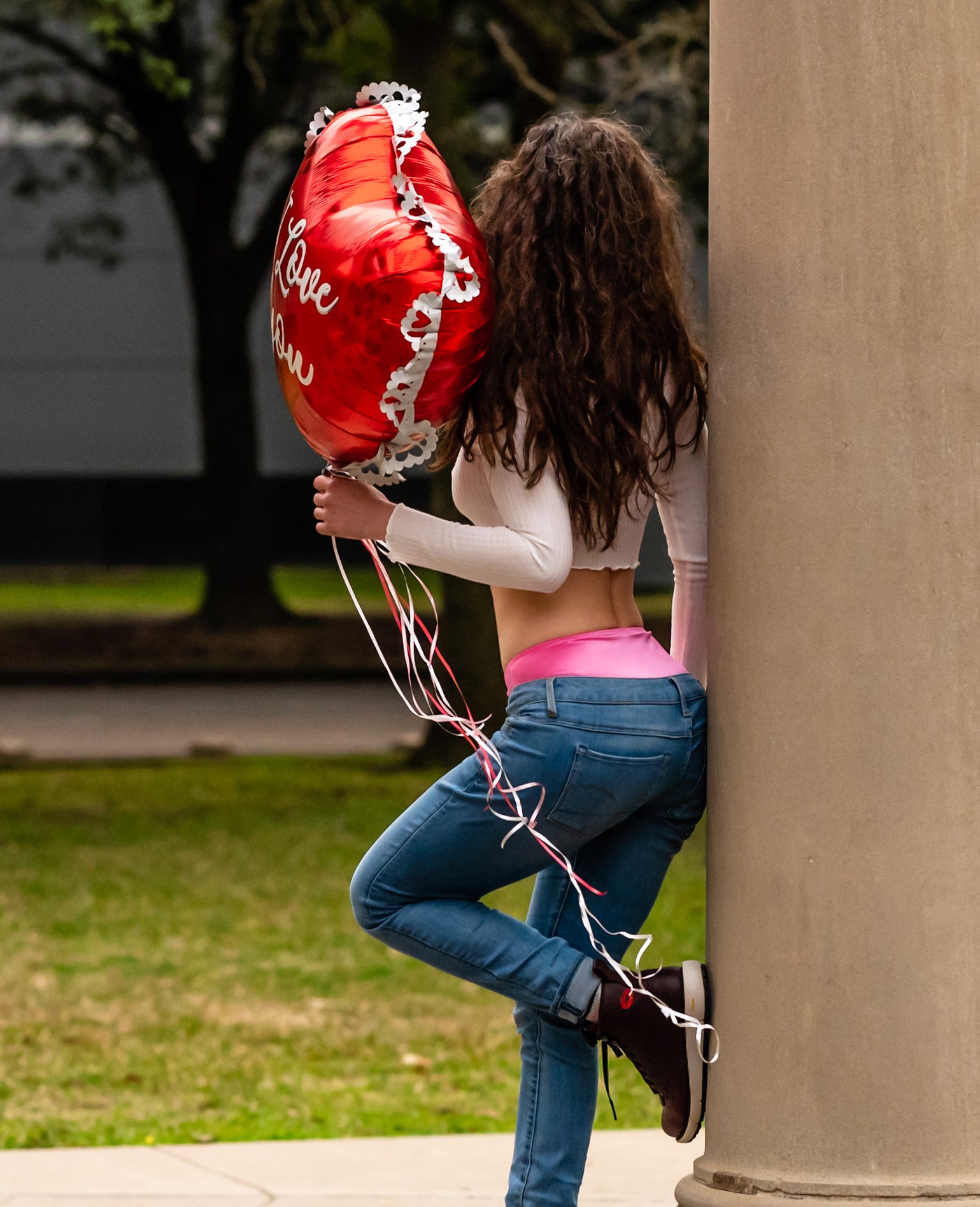 Princess Juliet Panty, Hot Pink with White Lace
