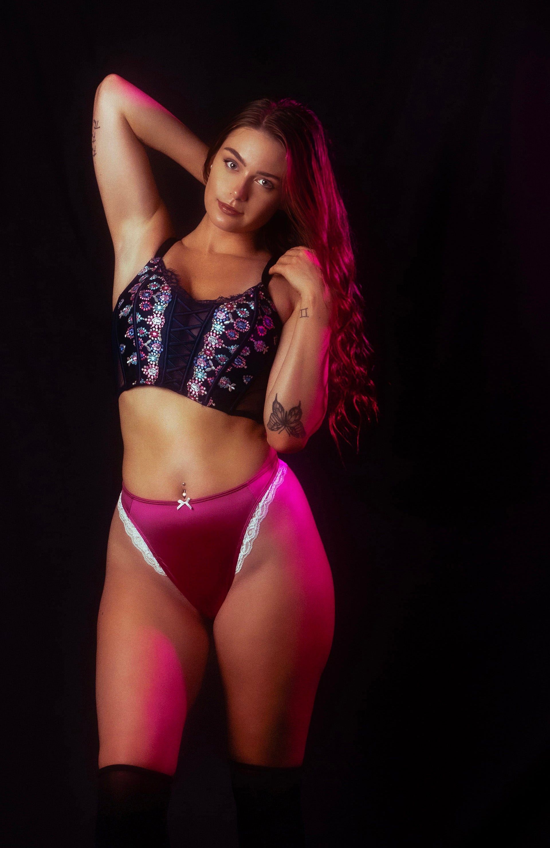 Pixie! Thongs, Purple Berry